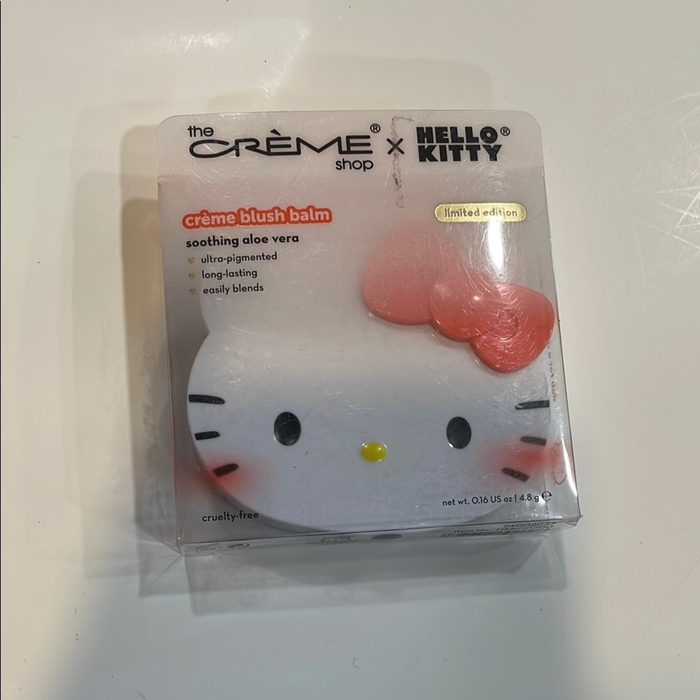 Hello Kitty Crème Blush Balm - Pink and Yellow Accents